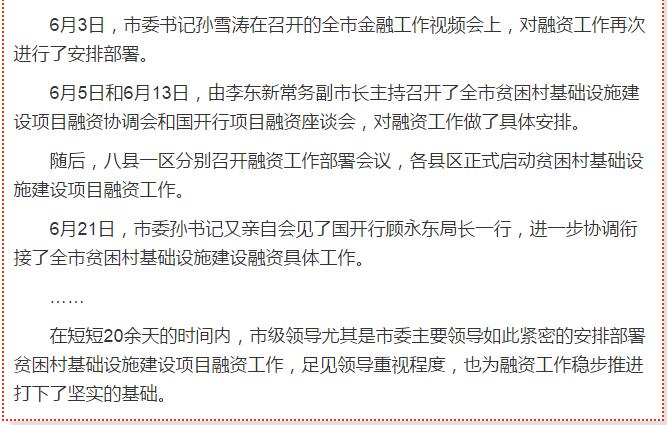 國開行支持貧困村基礎(chǔ)設(shè)施建設(shè)，隴南究竟能分得多大“蛋糕”？