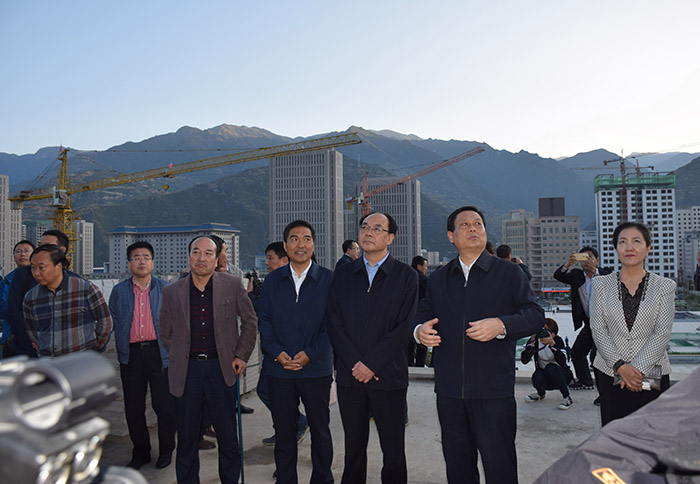 全國(guó)、省市政協(xié)委員體驗(yàn)蘭渝鐵路、視察階州廣場(chǎng)